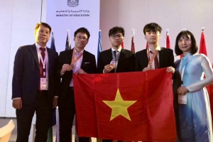 Ba học sinh Việt Nam giành huy chương Olympic Sinh học quốc tế